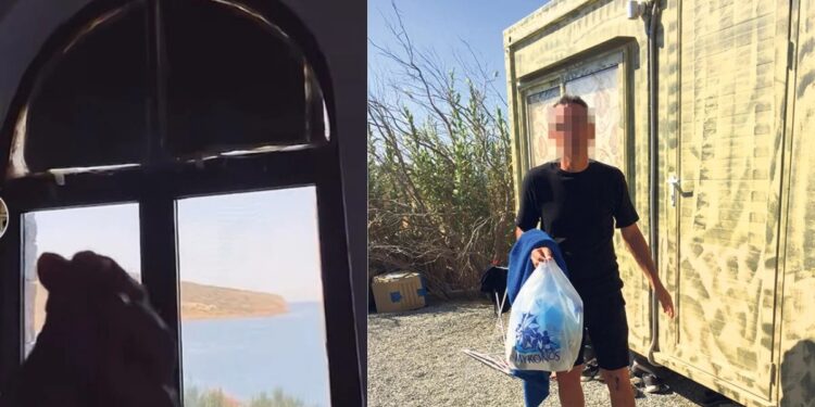 Χαρτόνι στα παράθυρα, πάπλωμα για να μην μπαίνουν ζουζούνια: Πως εivαι τα σπίτια των εργαζομένων στα νησιά μας