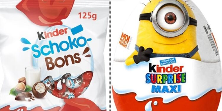 Προσοχή! Ο ΕΦΕΤ προχωρά σε Ανάκληση ορισμένων προϊόντων Kinder-Πιθανή παρουσία σαλμονέλας