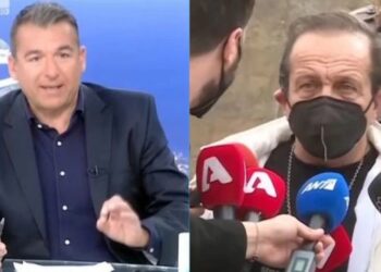 On air εκνευρισμός του Γιώργου Λιάγκα με τον Σπύρο Μπιμπίλα: «Έριξε τη μπάλα έξω, ότι φταίνε οι δημοσιογράφοι»