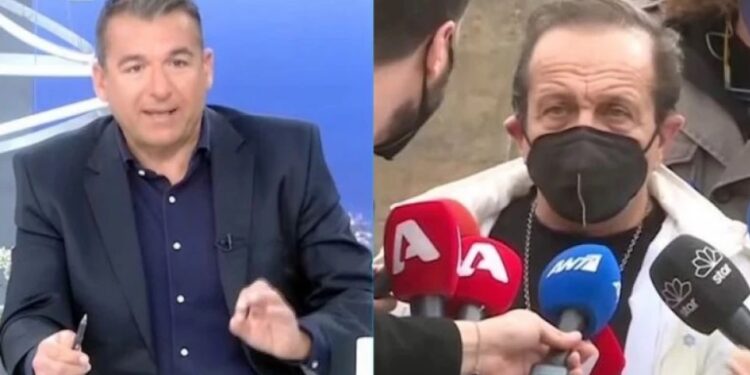 Alldaynews.gr On air εκνευρισμός του Γιώργου Λιάγκα με τον Σπύρο Μπιμπίλα: «Έριξε τη μπάλα έξω, ότι φταίνε οι δημοσιογράφοι»
