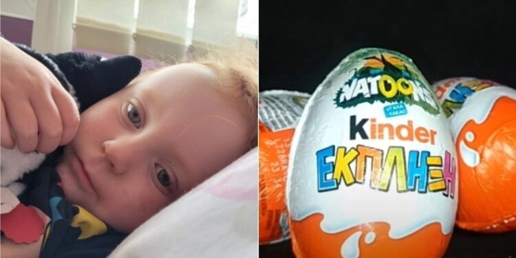 Alldaynews.gr Μητέρα περιγράφει τα συμπτώματα σαλμονέλας μετά από κατανάλωση αυγού Kinder