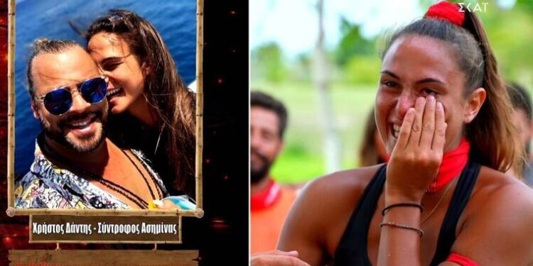 Alldaynews.gr Survivor: Κλάμα στην κάμερα – Το «σ’ αγαπώ» της Ασημίνας στον Δάντη (video)