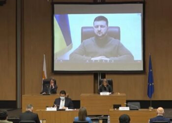 Οι Ουκρανοί «έκοψαν» την Πρόεδρο της Κυπριακής Βουλής όταν μιλούσε για την Τουρκία