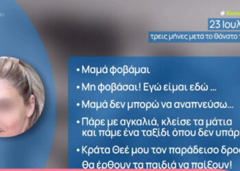 Ρούλα Πισπιρίγκου – Ανατριχιαστική ανάρτηση: Κράτα Θεέ μου τον παράδεισο δροσερό… Θα έρθουν τα παιδιά να παίξουν! (video)