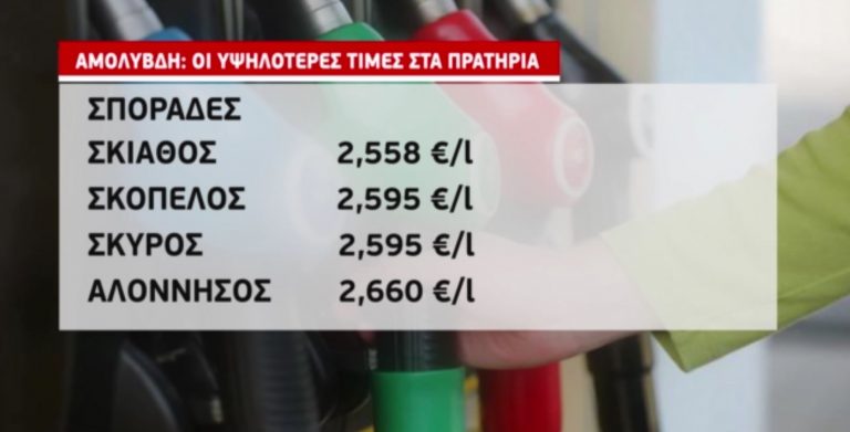 «Πετάει» προς τα 3 ευρώ η αμόλυβδη – Δυσβάσταχτο βάρος για τους οδηγούς