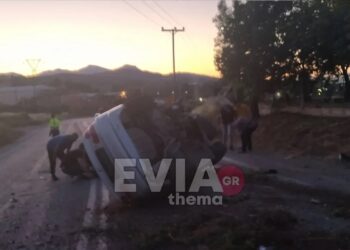 Σοβαρό τροχαίο τα ξημερώματα: Διαλύθηκε το αυτοκίνητο – Σε πολύ σοβαρή κατάσταση ο νεαρός οδηγός (φωτο)