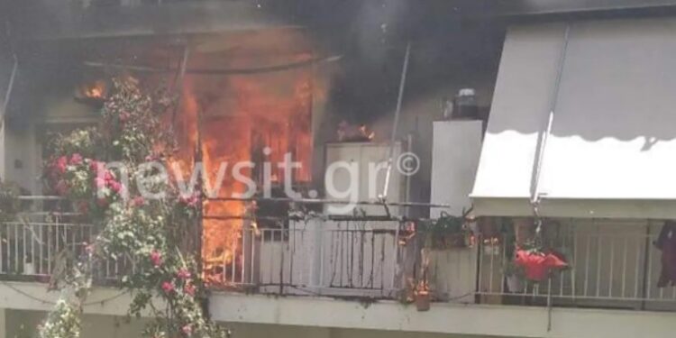 Ασύλληπτη Τραγωδία Νωρίτερα: Φωτιά σε διαμέρισμα στο Νέο Ψυχικό-Μόλις είχε γίνει γιαγιά η 63χρονη που πέθανε