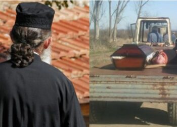 Πήγαν τον παπά μαζί με φέρετρο: Σωριάστηκε από το μεθύσι καθώς πήγαινε σε κηδεία[photo]