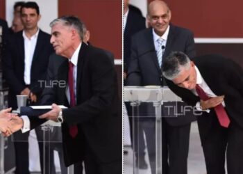 Νίκος Ευαγγελάτος: Βραβεύτηκε με το Βραβείο Δημοσιογραφίας από το Ίδρυμα Μπότση[photos]