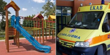 Τραγικό συμβάν σε παιδική χαρά: Κόπηκε το δάχτυλο σε 8χρονο κοριτσάκι [photo]