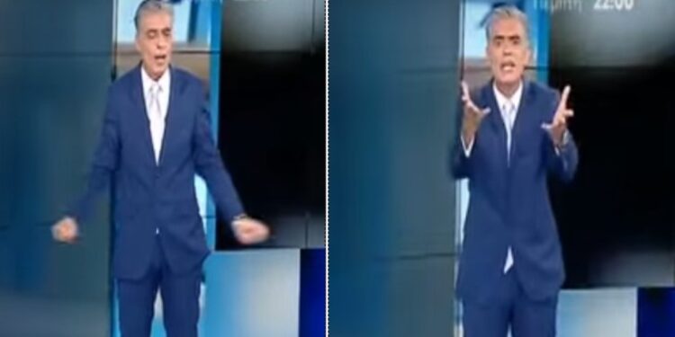Νίκος Ευαγγελάτος: Έξαλλος στον αέρα της εκπομπής – Φώναζε «οι μάγκες της φακής»[video]
