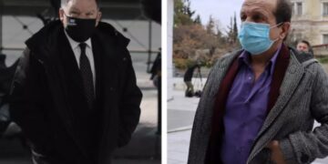 Alldaynews.gr Κούγιας και Μπιμπίλας «σφάχτηκαν» έξω από τα δικαστήρια: «Είσαι αμόρφωτος καραγκιόζης»