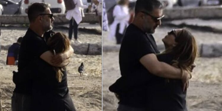 Τρελός έρωτας Βανδή-Μπισμπίκη! Καυτά φιλιά σε δημόσια θέα στη Θεσσαλονίκη![photos]