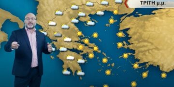 Alldaynews.gr Καιρός – Σάκης Αρναούτολγου: Πτώση θερμοκρασίας 10 βαθμών – Πού θα έχουμε χαλάζι;