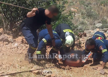 Τραγικός θάνατος εργάτη στη Βοιωτία: Το σκαπτικό μηχάνημα που χειριζόταν έπεσε σε γκρεμό 150 μέτρων