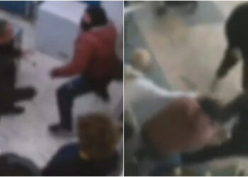 Καρέ-καρέ το μαχαίρωμα μεταξύ διανομέων στη Βούλα: Για μια παραγγελία (video)