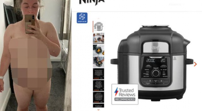 Alldaynews.gr Βρετανίδα πόσταρε γυμνή σέλφι μαζί με αγγελία για φριτέζα αέρος