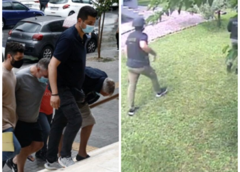 Θεσσαλονίκη: Έχει κάψει ζωντανό άνδρα ένας από τους συλληφθέντες – Η στιγμή που περικυκλώνουν τους 4