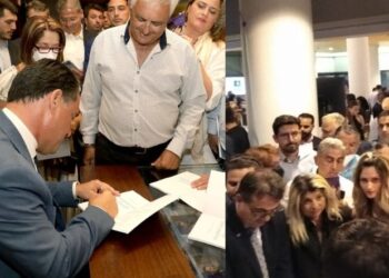 Ουρές για ένα αυτόγραφο: Ο Άδωνις Γεωργιάδης εμφανίστηκε στην οδό Πειραιώς και προκάλεσε το αδιαχώρητο[video]