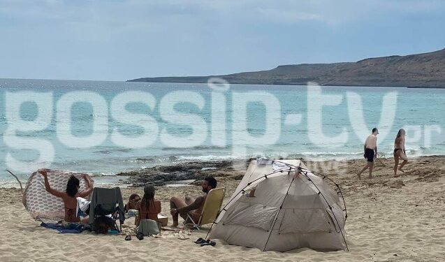 Κάτι δεν πάει καλά!! Η Τούνη στη Μύκονο και ο Αλεξάνδρου στην Ελαφόνησο[photos]