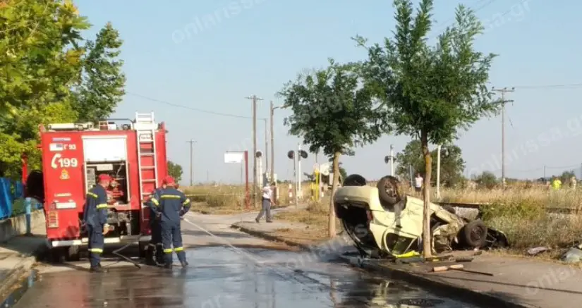 Τραγωδία Νωρίτερα: Τρένο συγκρούστηκε με αυτοκίνητο-Νεκρός 34χρονος[Σοκαριστικές Εικόνες]