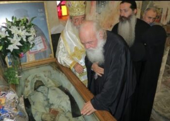 Κατατάχθηκε στους Αγίους ο Όσιος Βησσαρίωνας της Μονής Αγάθωνος-Χαρμόσυνα χτυπούν οι καμπάνες στη Μ. Φθιώτιδος[video]