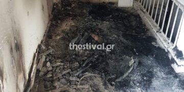 Alldaynews.gr Θεσσαλονίκη: Πολυκατοικία χτυπήθηκε από κεραυνό και άρπαξε φωτιά (φωτο, video)