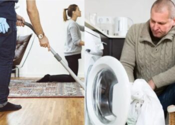 «Ο άντρας μου ανέλαβε όλες τις δουλειές του σπιτιού από τότε που γεννήθηκε ο γιος μας. Ήταν δική του απόφαση»