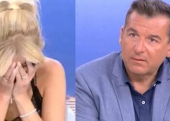 «Κατέρρευσε» στον αέρα η Φαίη Σκορδά: Έπιανε το κεφάλι της και δεν μπορούσε να μιλήσει[video]