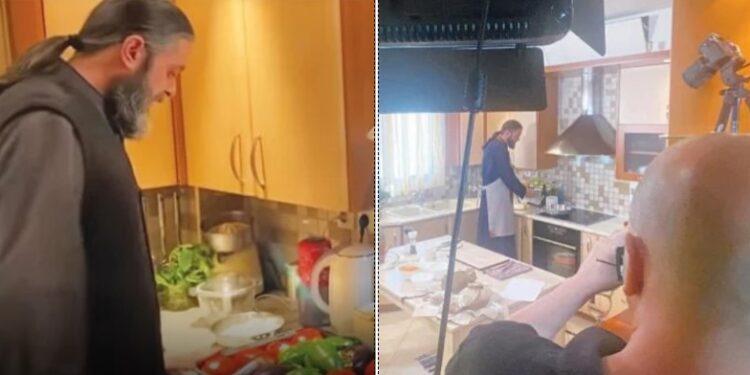 Αρχιεπίσκοπος MasterChef: Ο Παρθένιος Βεζυρέας στην TV με εκπομπή μαγειρικής[photos]
