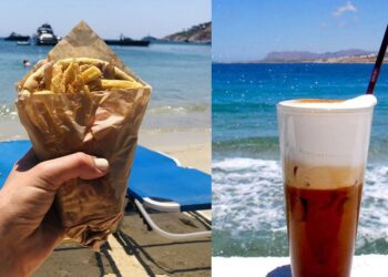 Ξέφυγαν στη Μύκονο: 25 ευρώ το πιτόγυρο και 15 ευρώ ο καφές (funny video)