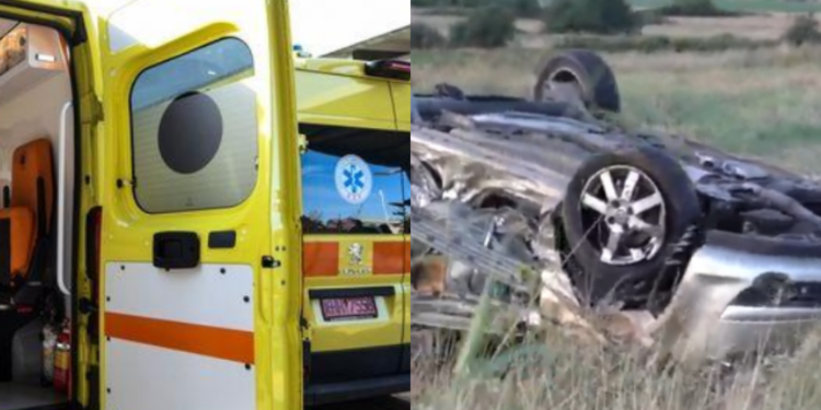 Σοκαριστικό τροχαίο με δύο νεκρούς – Περιπολικό χτύπησε αγριογούρουνα κι έπεσε πάνω τους Ι.Χ. (video)