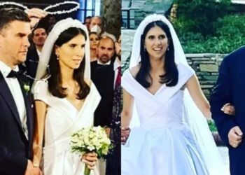 Ευάγγελος Βενιζέλος: Παντρεύτηκε η κόρη του Ελβίνα – Στιγμιότυπα από το μυστήριο και ο χορός με τον πατέρα της