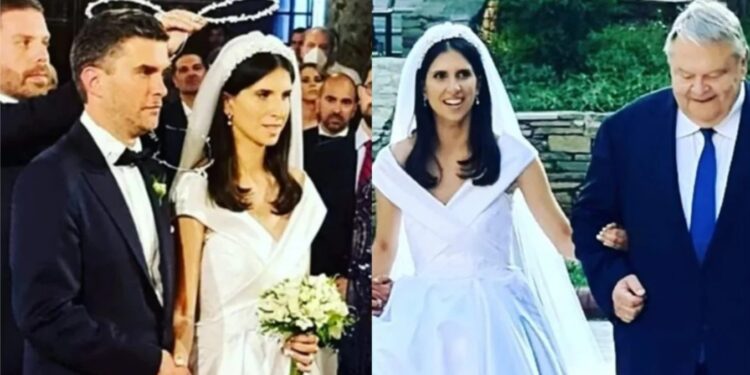 Alldaynews.gr Ευάγγελος Βενιζέλος: Παντρεύτηκε η κόρη του Ελβίνα – Στιγμιότυπα από το μυστήριο και ο χορός με τον πατέρα της