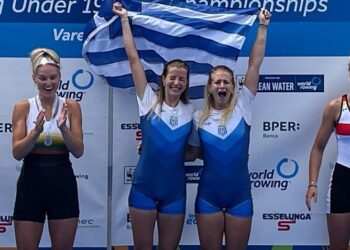 Παγκόσμιες πρωταθλήτριες η Χρύσα Μπούρμπου και η Ευαγγελία Φράγκου στην κωπηλασία (vids)