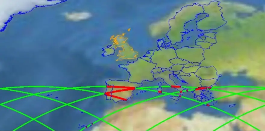 Συναγερμός για κινεζικό πύραυλο που πιθανόν θα πέσει στην B. Ελλάδα ή την Κρήτη (χάρτες)