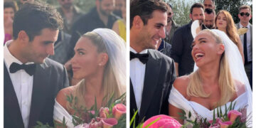 Alldaynews.gr Κόνι Μεταξά- Μάριος Καπότσης: Οι πρώτες φωτογραφίες από τον παραμυθένιο γάμο τους!