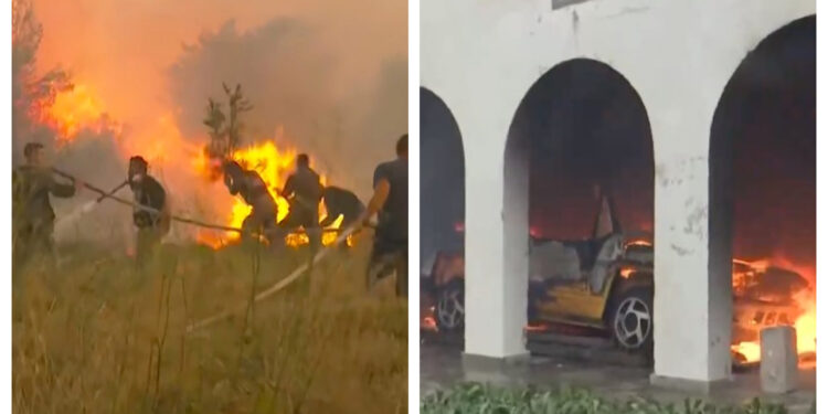 Νύχτα Τρόμου-Καίγεται η Πεντέλη: Εκκένωση σε Ανθούσα, Ντράφι, Διώνη, Δασαμάρι και Εθνικό Αστεροσκοπείο[Σοκαριστικές Εικόνες]