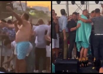 Χαμός στην συναυλία του Ρέμου στην Μύκονο: Τα ξημερώματα έβαλε μαγιό για τις σαμπάνιες – ΔΕΙΤΕ VIDEO