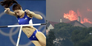 Στεφανίδη: Καίγεται το σπίτι της στην Παλλήνη – «Καιγόμαστε !!!! Ένα πυροσβεστικό στην Χειμάρρας»