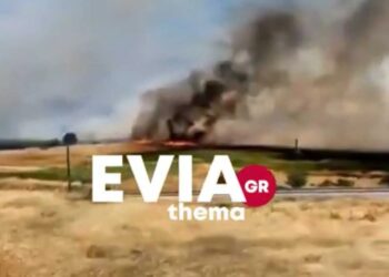 Καίγεται στο Σχηματάρι – Εκκενώνεται το Δήλεσι[photos]