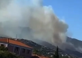 Μεγάλη φωτιά στη Πεντέλη: Δύο πύρινα μέτωπα προς Ντράφι και Νταού, πνέουν θυελλώδεις άνεμοι – Συναγερμός από το 112 [video]