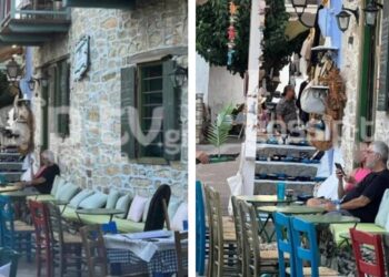 Στάθης Παναγιωτόπουλος: Μόνο ο ίδιος και η σύζυγός του στο μαγαζί του στην Αλόννησο