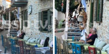 Στάθης Παναγιωτόπουλος: Μόνο ο ίδιος και η σύζυγός του στο μαγαζί του στην Αλόννησο