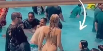 «Θύελλα» αντιδράσεων για το G-string γυναίκας σε πισίνα – Δίπλα της ήταν παιδιά και γονείς