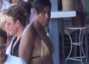 Μάτζικ Τζόνσον: Με… τακούνια και μπικίνι στη Μύκονο ο γιος του[video][photos]