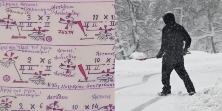 Μερομήνια 2022-2023: Έρχεται δύσκολος χειμώνας! Οι «χιονισμένοι» μήνες και τι καιρό θα έχει τα Χριστούγεννα