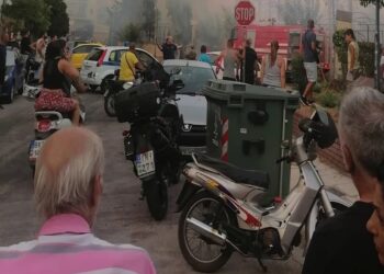 Alldaynews.gr Μεγάλη φωτιά τώρα στη Νίκαια