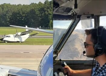 Πιλότος πανικοβλήθηκε, έκανε εμετό, ζήτησε συγγνώμη από τον δεύτερο πιλότο και πήδηξε – Τον βρήκαν σε αυλή σπιτιού (vids)
