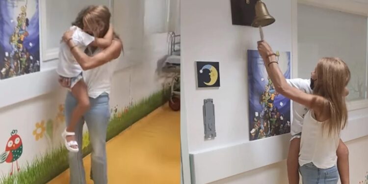 Alldaynews.gr Δάκρυα χαράς για τη μικρή ηρωίδα: Η 4χρονη Ναυσικά νικά τον καpκίνο και χτυπά δυνατά το καμπανάκι της ζωής